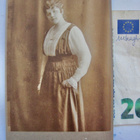 VANHA CDV Valokuva Nuori Nainen Kivat Vaatteet 1900-l Turku - pikkukuva 1