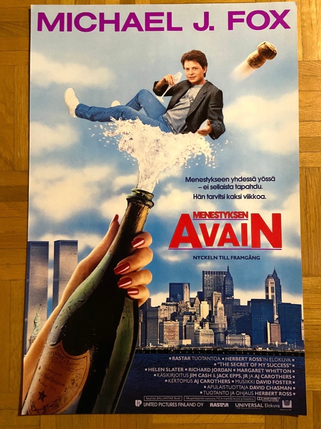 Vanha elokuvajuliste: Menestyksen avain