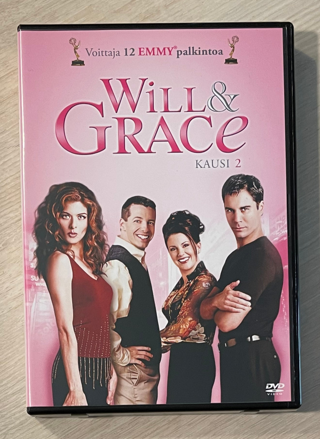 Will & Grace: Kausi 2 (4DVD) Emmy-palkittu sarja