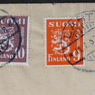 Mallin 1930 merkkien lentopostikirje Argentiinaan 1950 - pikkukuva 2