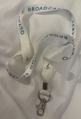 AVAINNAUHA / LANYARD - OBS OLYMPIC BRODCASTING SERVICES