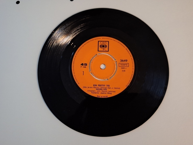GEORG OTS - KUN PÄÄTTYY TYÖ 7"