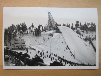 VANHA Postikortti Lahti 1950-l Alkup. Mallikappale