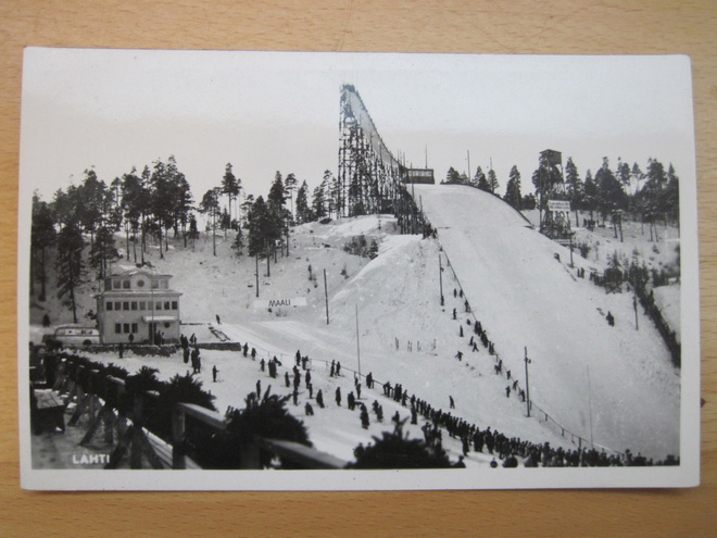 VANHA Postikortti Lahti 1950-l Alkup. Mallikappale