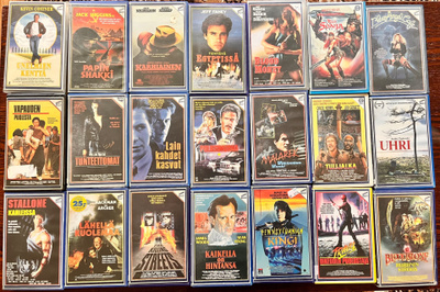 VHS elokuvakasetteja SHOWTIME x 21 kpl