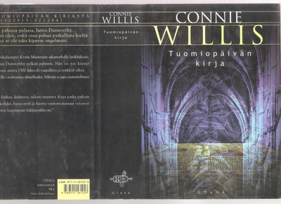 Willis, Connie: Tuomiopäivän kirja, Otava 1999, skp., K3 +