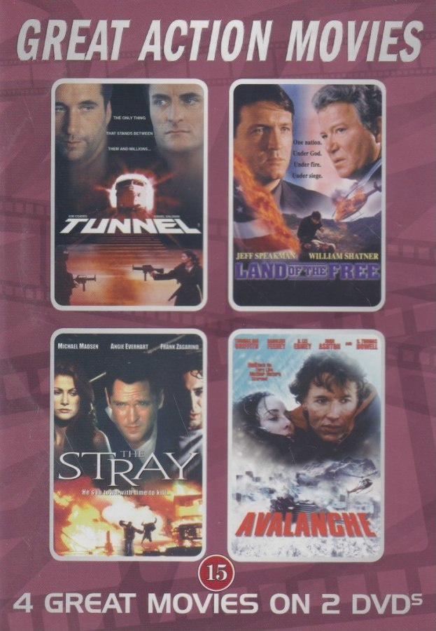 DVD: Great action movies (4 elokuvaa)