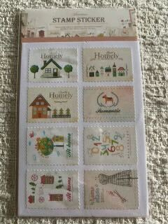 Stamp Sticker 16 kpl