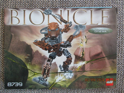 LEGO BIONICLE 8739 TOA HORDIKA ONEWA OHJEVIHKONEN