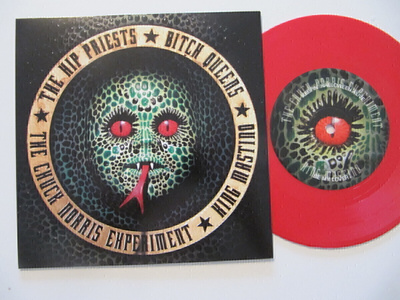 The Chuck Norris Experiment Alice Cooper 7" sinkku Punainen