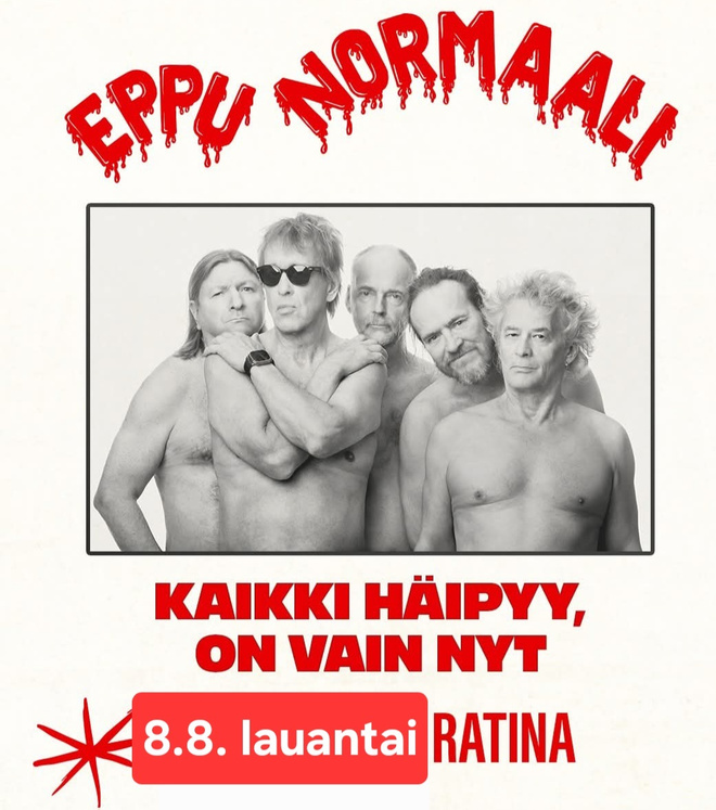 Eppu Normaali Ratina 8.8. Viimeinen keikka. 2 kenttälippua