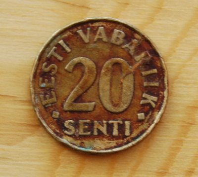Viro, 20 senttiä 1996