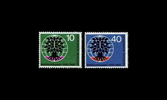 Saksa 326-7 ** Maailman pakolaisvuosi (1960)
