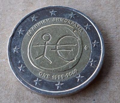 KREIKKA 2009 2€ EMU 10 vuotta 2 euroa erikoisraha euro