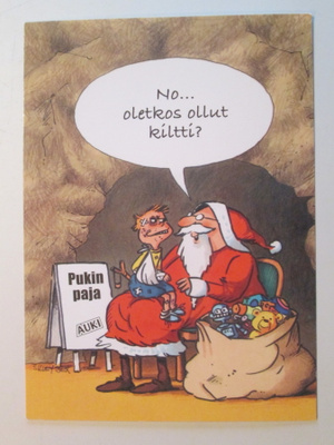 KULKEMATON LAPSI JOULUPUKIN PAJALLA