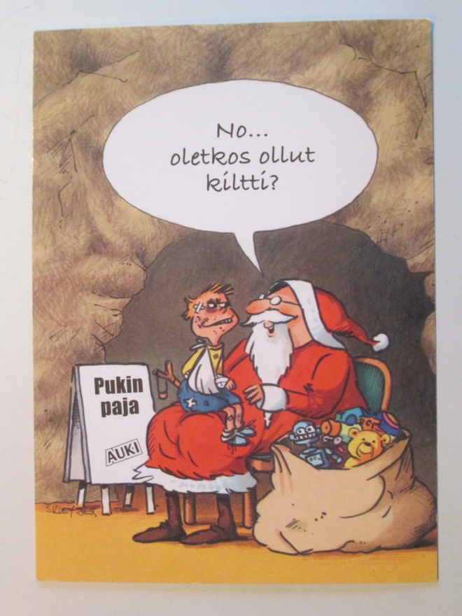 KULKEMATON LAPSI JOULUPUKIN PAJALLA