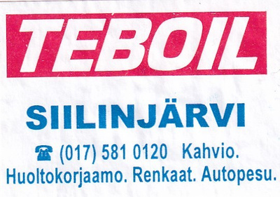 Siilinjärvi, TEBOIL    s6/3