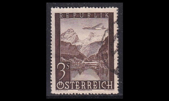 Itävalta 825 o Lentoposti 3 S (1947)