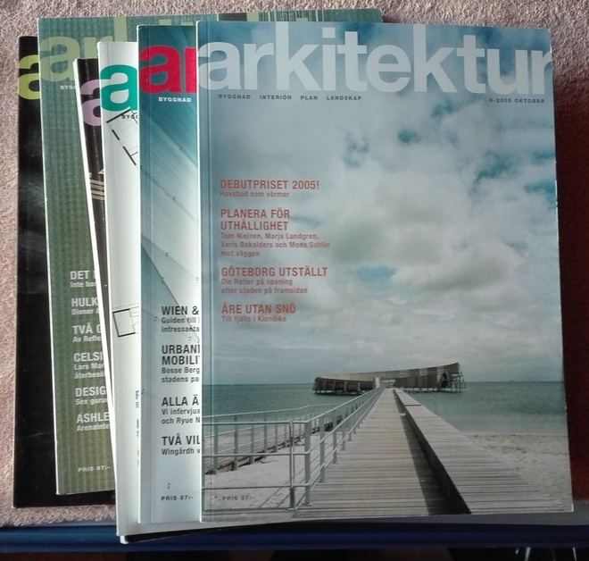 Arkitektur 3-8/2005 1 eur/st +frakt