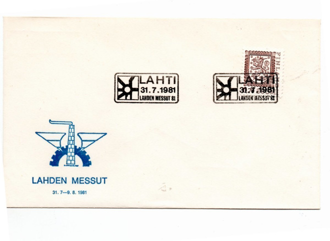 Lahti: Lahden Messut 81 (erikoisleima 31.7.1981)
