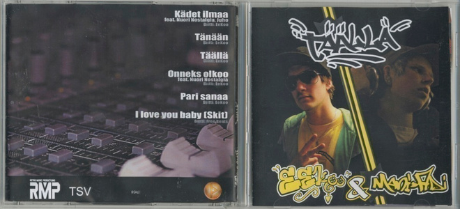 EEKOO & MANI-ADI: "Täällä" – kuuden biisin CD-EP 2010? cd-r