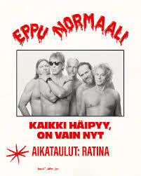 Eppu Normaali 1 lippu Tampere 7.7. Lavan edessä jee&jee