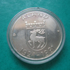 100 mk hopea juhlaraha Ahvenanmaa - 1991 - pikkukuva 1