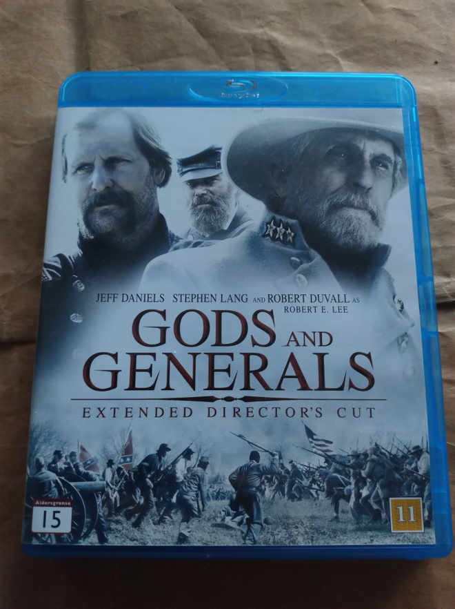 Gods and Generals extended Director's cut (Bluray)