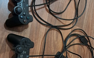 PS3/PS2 Ohjaimet 2kpl Langalliset