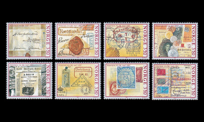 Norja 1189-96 ** Norwex 97 postimerkkinäyttely (1995)