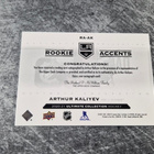 Arthur Kaliyev 2020-21 Ultimate Rookie Accents - pikkukuva 2