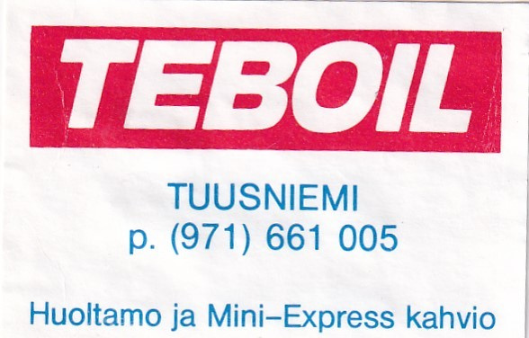 Tuusniemi, TEBOIL   6/6