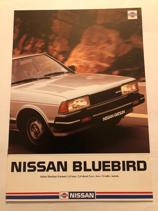 Myyntiesite - Nissan Bluebird - 1983