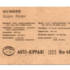 Purkkakuva Chymos AUTO-KIPPARI n:o 48 HUMBER Super Snipe - pikkukuva 2