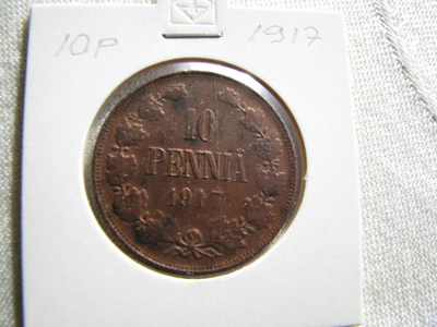 10 Penniä 1917