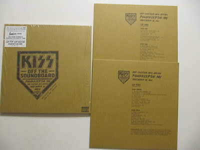 Kiss Off The Soundboard Poughkeepsie NY Mid-Hudson 2 * LP