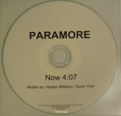 Paramore • Now PROMO CDr-Single