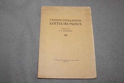 Länsisuomalainen loitsurunous F. A. Hästesko (Heporauta)