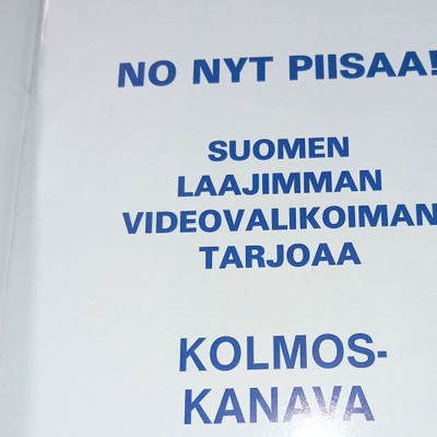 Kolmoskanava videonauha katalooki ( SIS POSTIKULU )