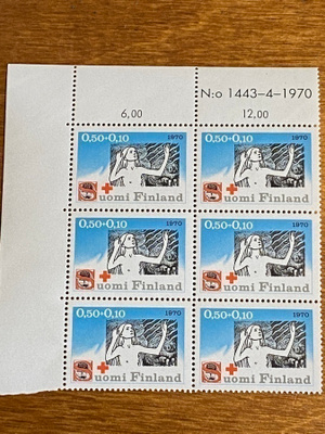 PR 1970 0,50+ 0,10 NUMERO KUUSILO**