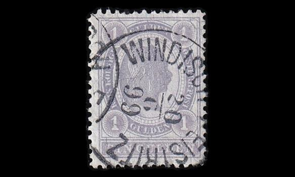 Itävalta 67C o Franz Joseph 1 G violetinharm. (L12½) (1896