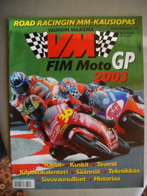 Road Racingin MM-kausiopas 2003 (11.11)