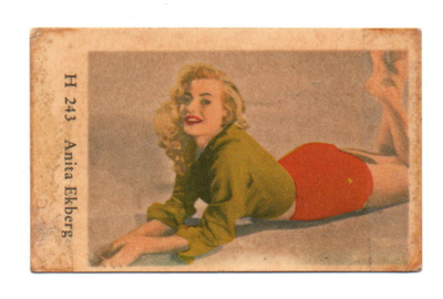 Purkkakuva H n:o 243 ANITA EKBERG