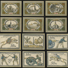Saksa Notgeld 6 x 25, 6 x 50 Pfg, Langensalza 1921 - pikkukuva 1