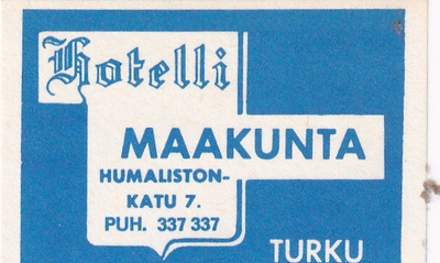 Turku, Hotelli Maakunta ,   s84