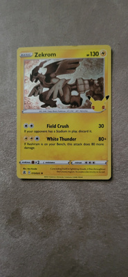 Zekrom #10 Holo Rare - Celebrations Pokemon TCG Trading Card