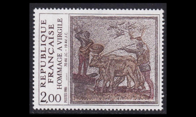 Ranska 2293 ** Vergiliuksen kuolemasta 2000v (1981)