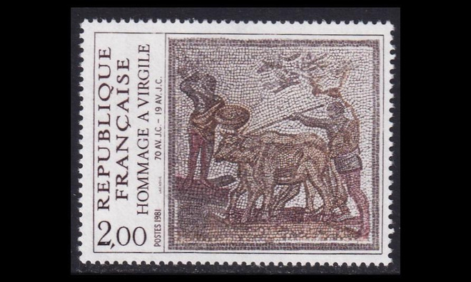Ranska 2293 ** Vergiliuksen kuolemasta 2000v (1981)