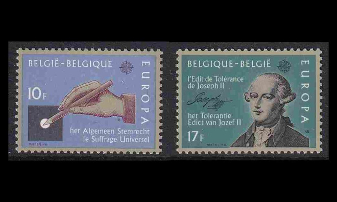 Belgia 2100-1 ** Europa historiallisia tapahtumia (1982)
