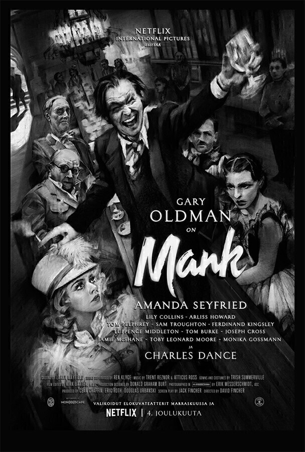 Elokuvajuliste: Mank (David Fincher, Gary Oldman)